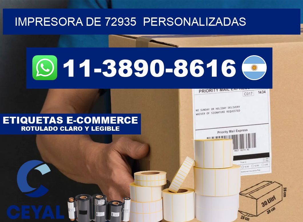 impresora de 72935  personalizadas