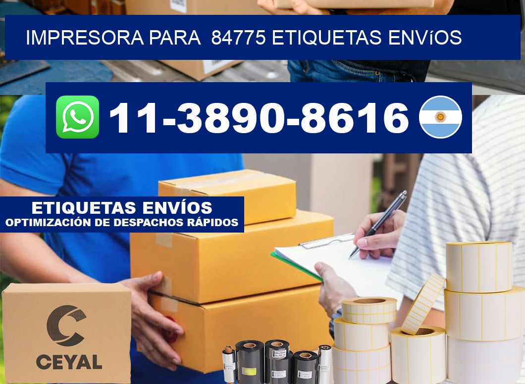 impresora para  84775 etiquetas envíos