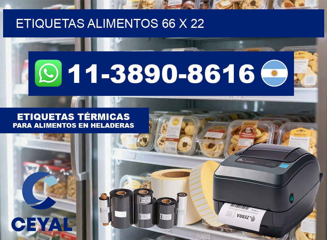 Etiquetas alimentos 66 x 22
