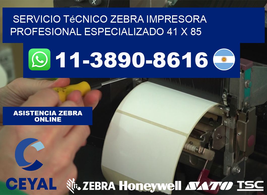 Servicio Técnico Zebra Impresora Profesional Especializado 41 x 85