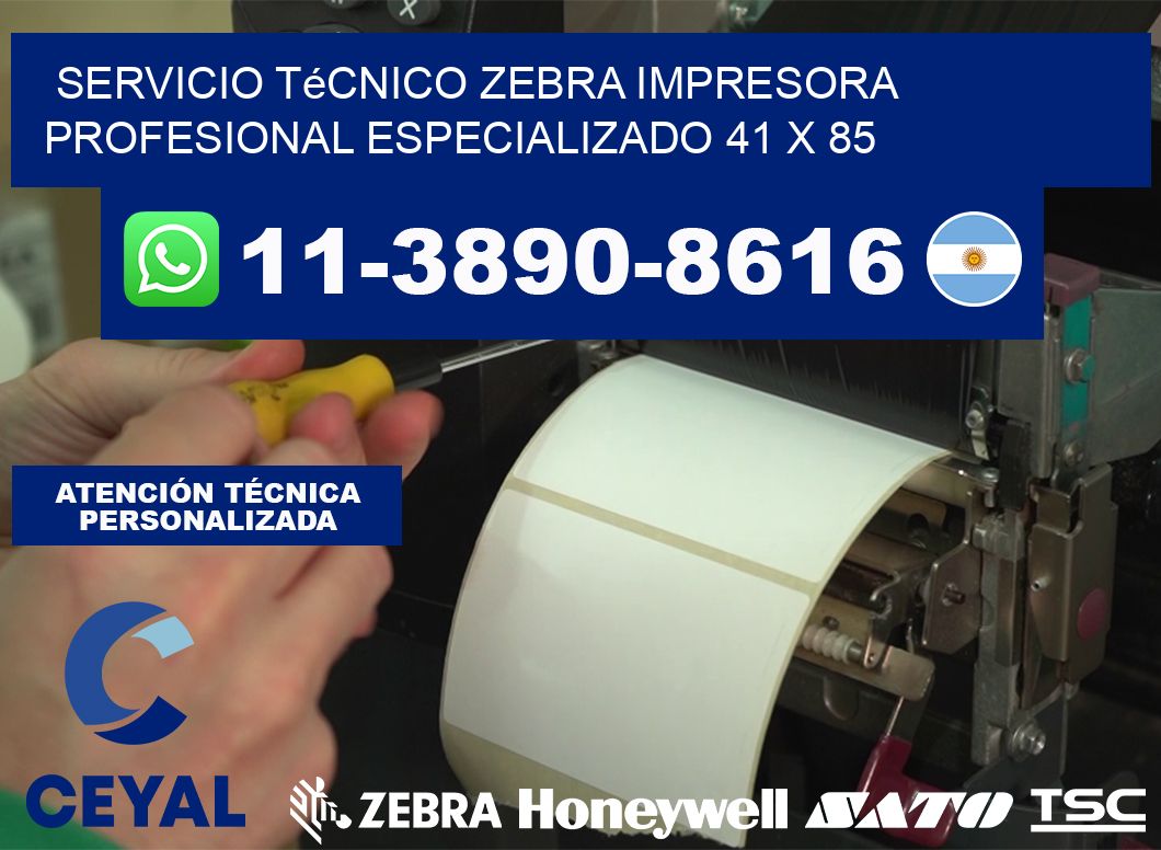 Servicio Técnico Zebra Impresora Profesional Especializado 41 x 85