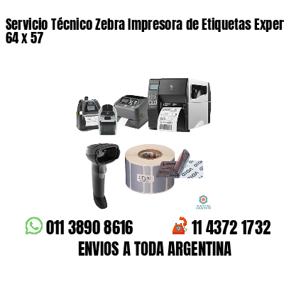 Servicio Técnico Zebra Impresora de Etiquetas Experto 64 x 57