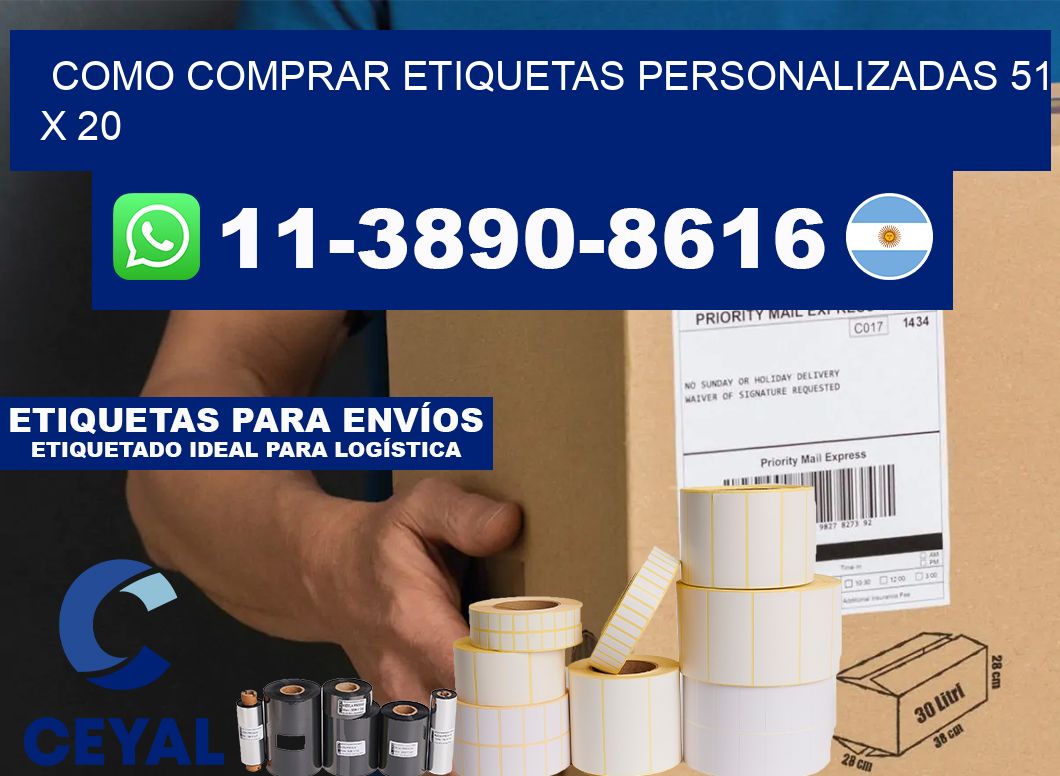 como comprar etiquetas personalizadas 51 x 20