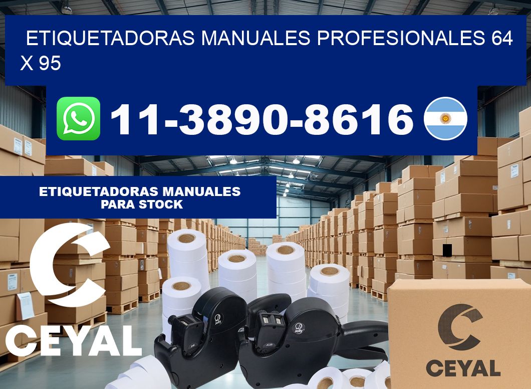 etiquetadoras manuales profesionales 64 x 95