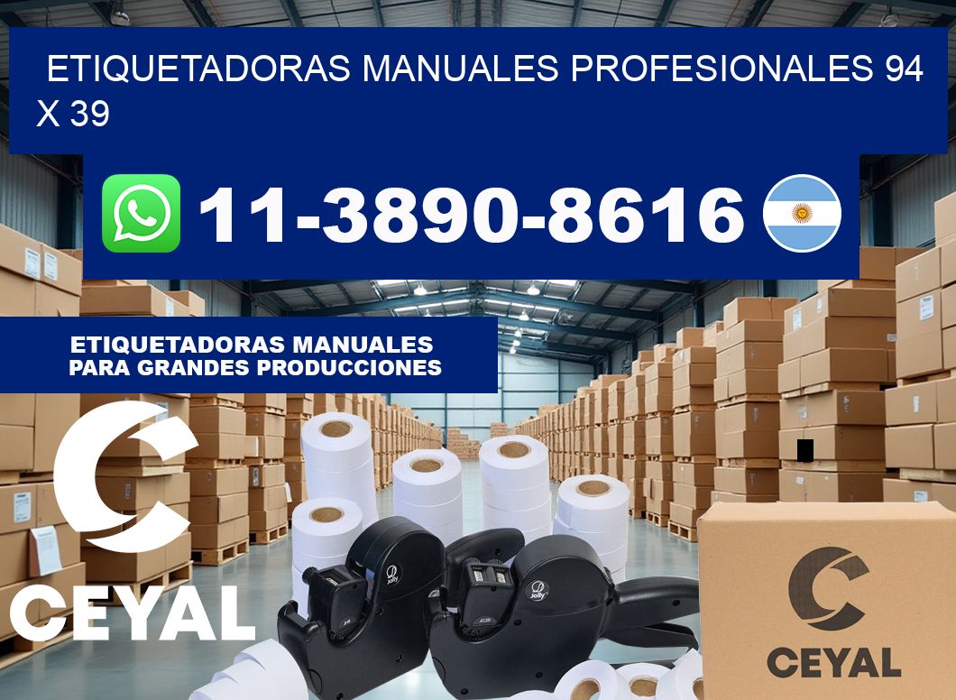 etiquetadoras manuales profesionales 94 x 39