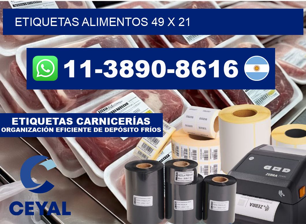 etiquetas alimentos 49 x 21