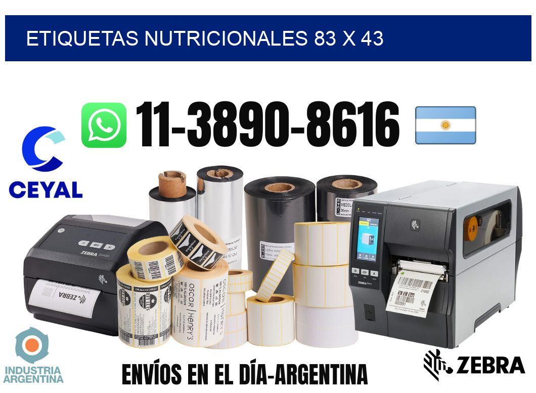 etiquetas nutricionales 83 x 43