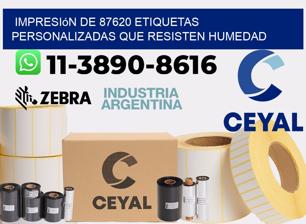 impresión de 87620 etiquetas personalizadas que resisten humedad