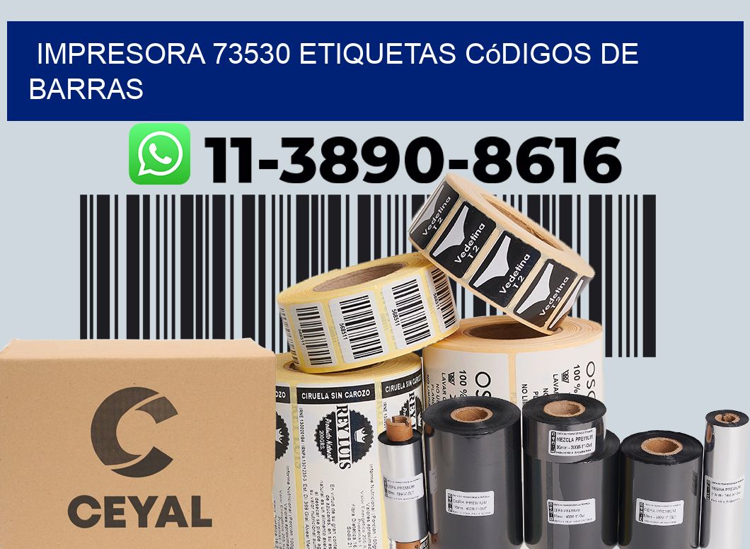 impresora 73530 etiquetas códigos de barras