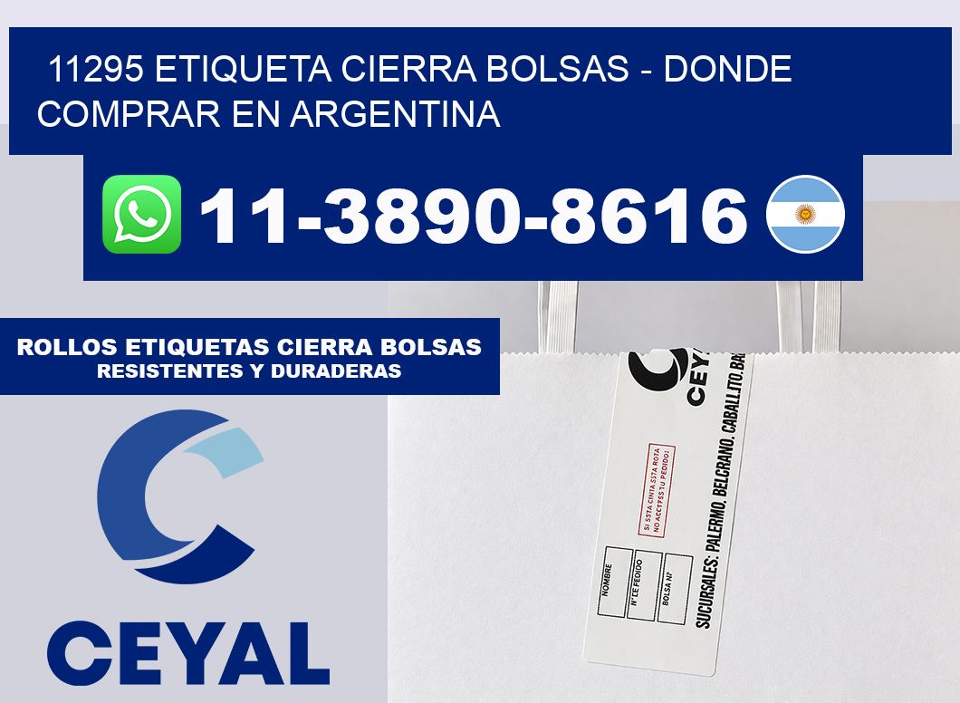 11295 etiqueta Cierra Bolsas – Donde Comprar en Argentina