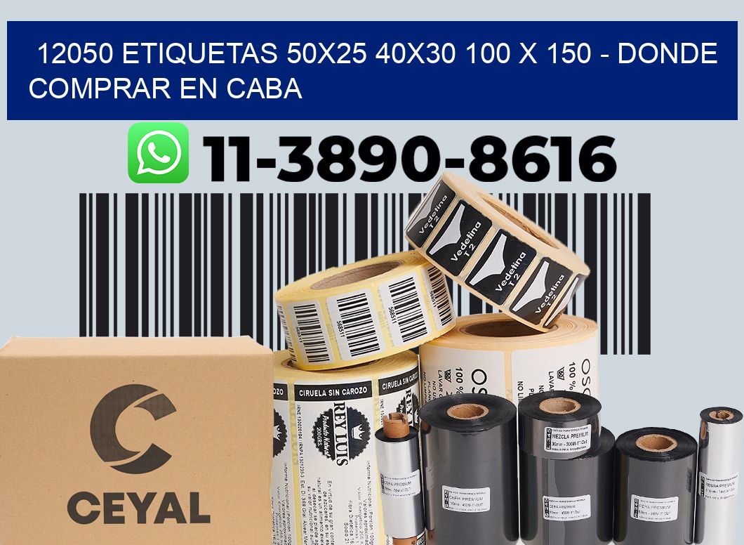 12050 etiquetas 50x25 40x30 100 x 150 - Donde Comprar en Caba
