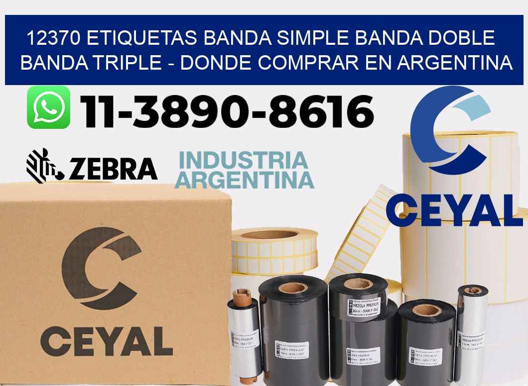 12370 etiquetas banda simple banda doble banda triple - Donde Comprar en Argentina