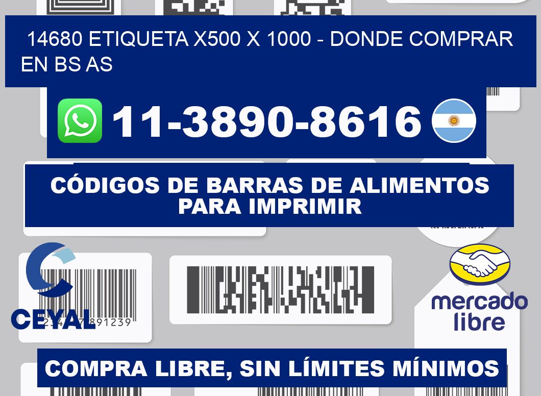 14680 etiqueta x500 x 1000 - Donde Comprar en bs as