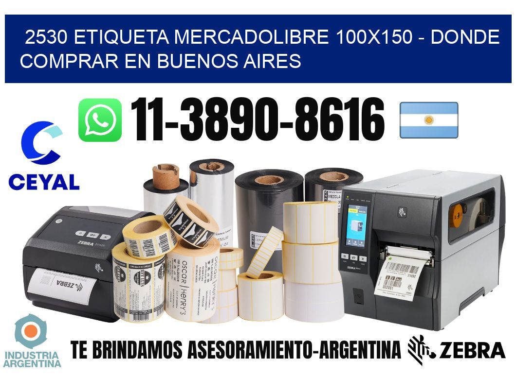 2530 etiqueta MercadoLibre 100x150 - Donde Comprar en Buenos Aires