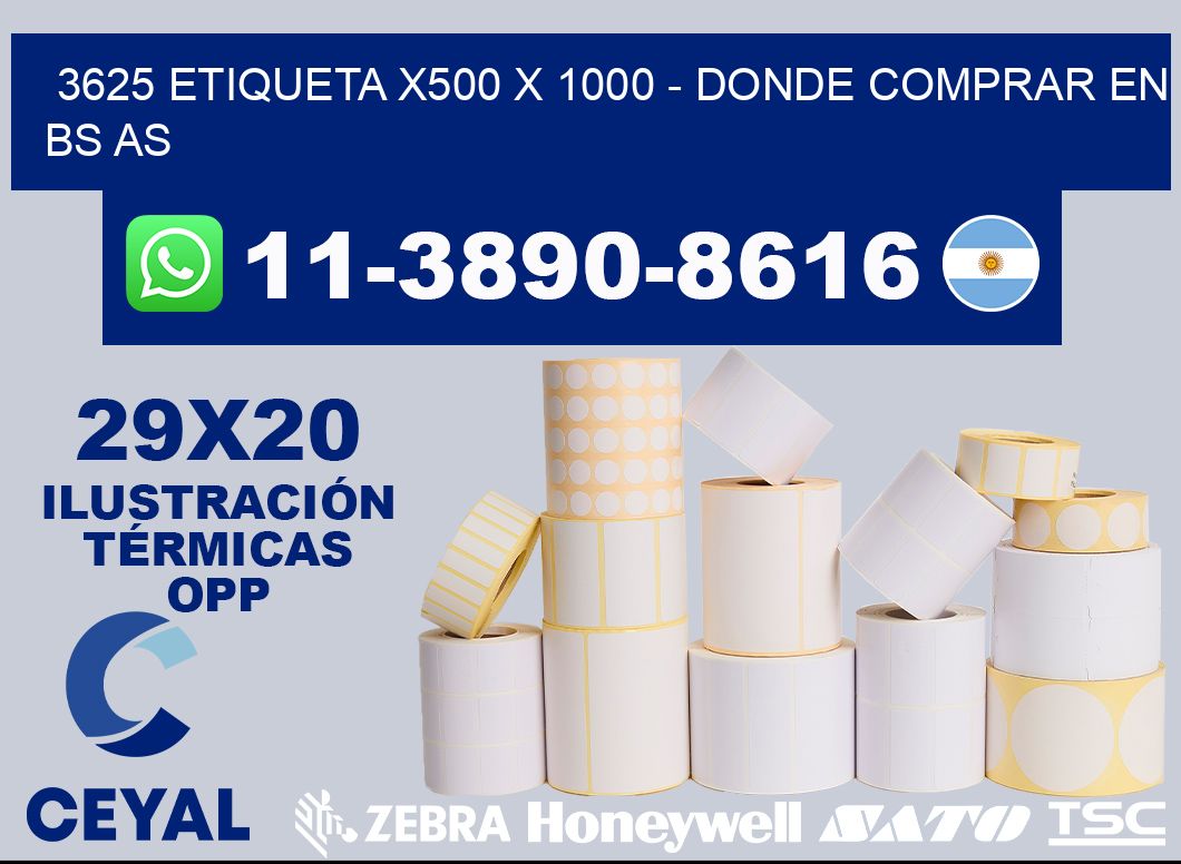 3625 etiqueta x500 x 1000 - Donde Comprar en bs as