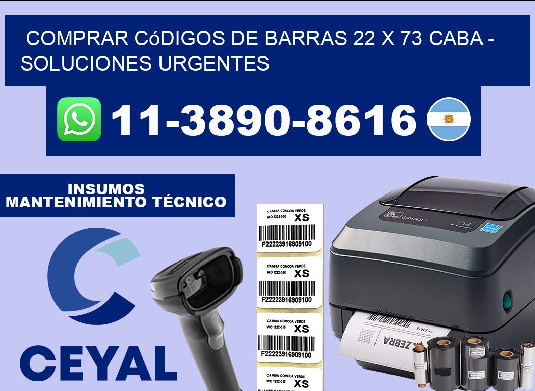 Comprar códigos de barras 22 x 73 CABA – soluciones urgentes