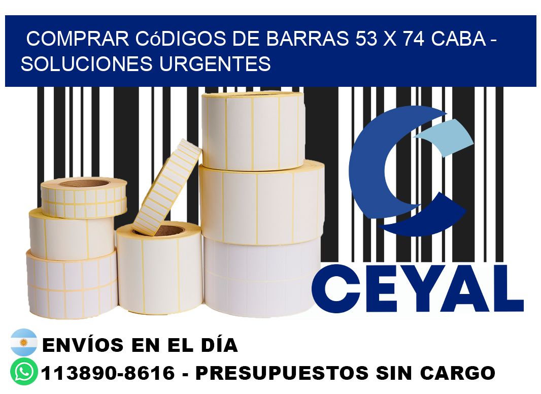 Comprar códigos de barras 53 x 74 CABA - soluciones urgentes