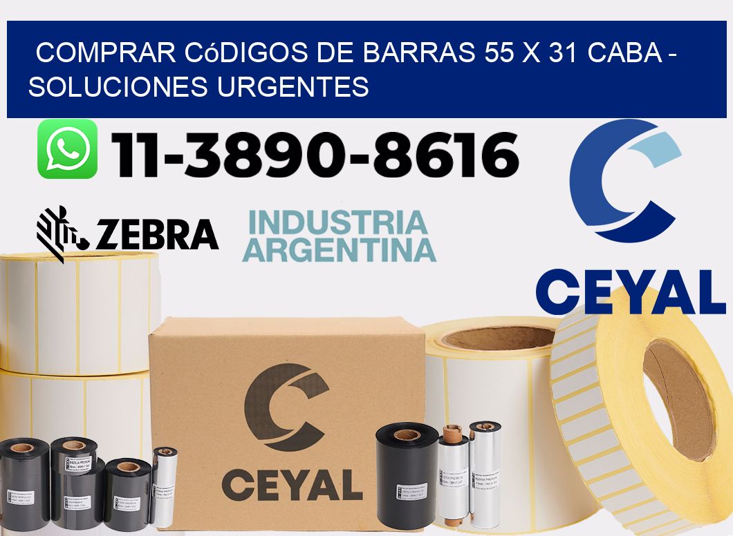 Comprar códigos de barras 55 x 31 CABA - soluciones urgentes