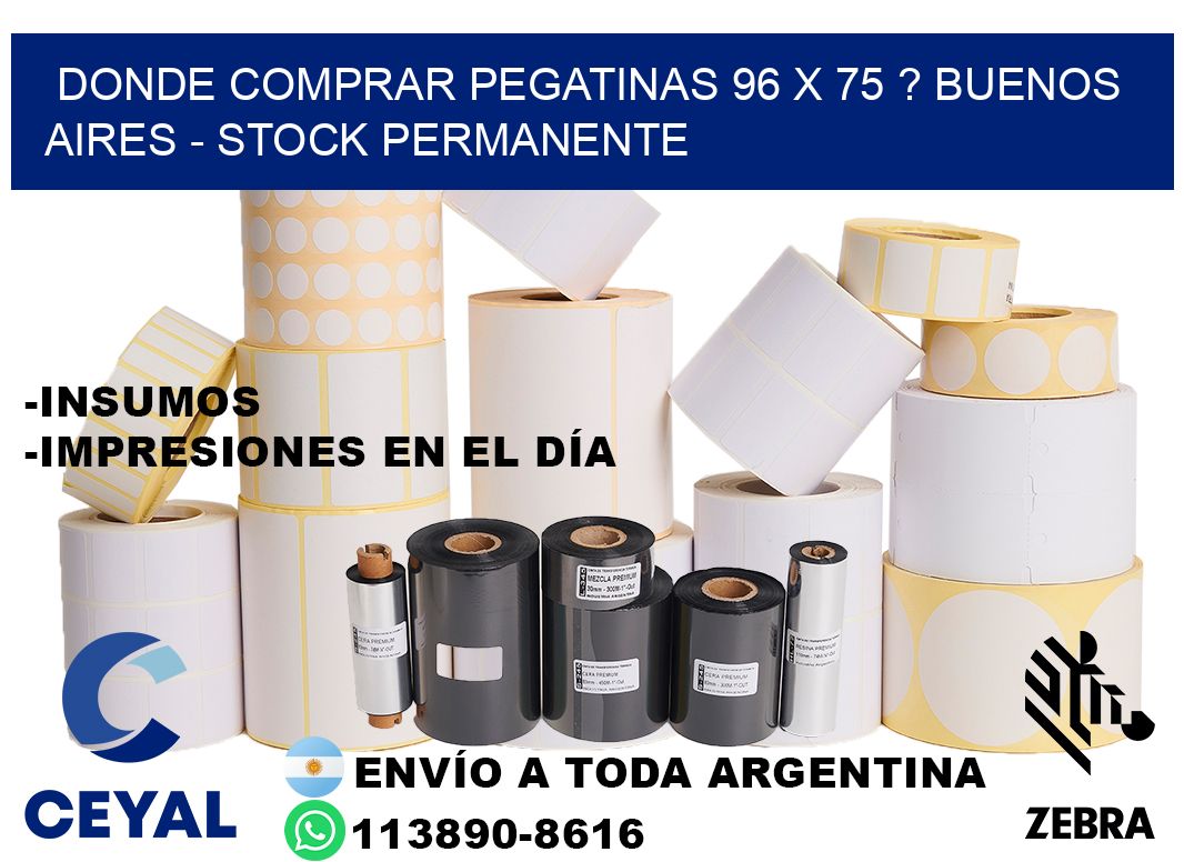 Donde Comprar pegatinas 96 x 75 ? Buenos Aires - Stock permanente