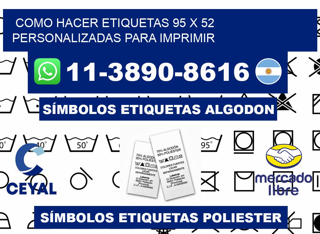 como hacer etiquetas 95 x 52 personalizadas para imprimir
