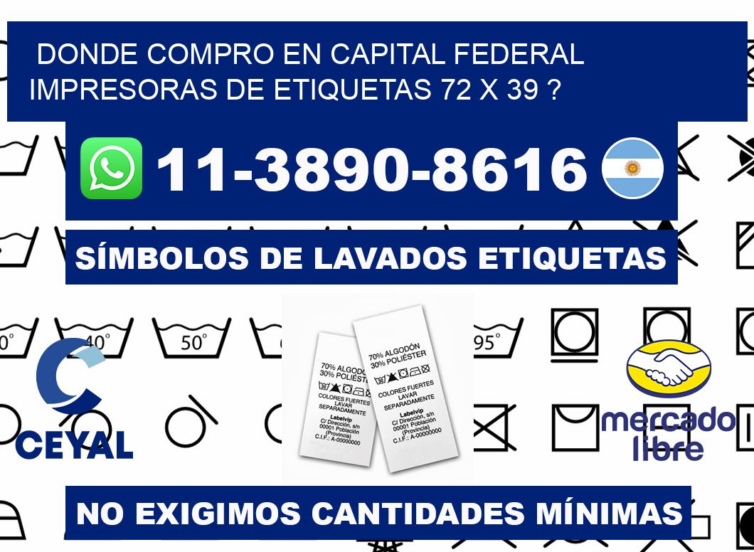 donde compro en capital federal impresoras de etiquetas 72 x 39 ?