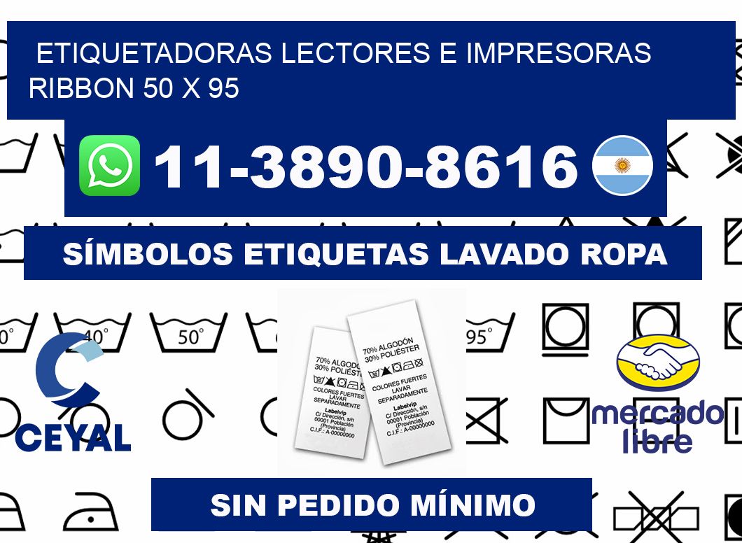 etiquetadoras lectores e impresoras ribbon 50 x 95