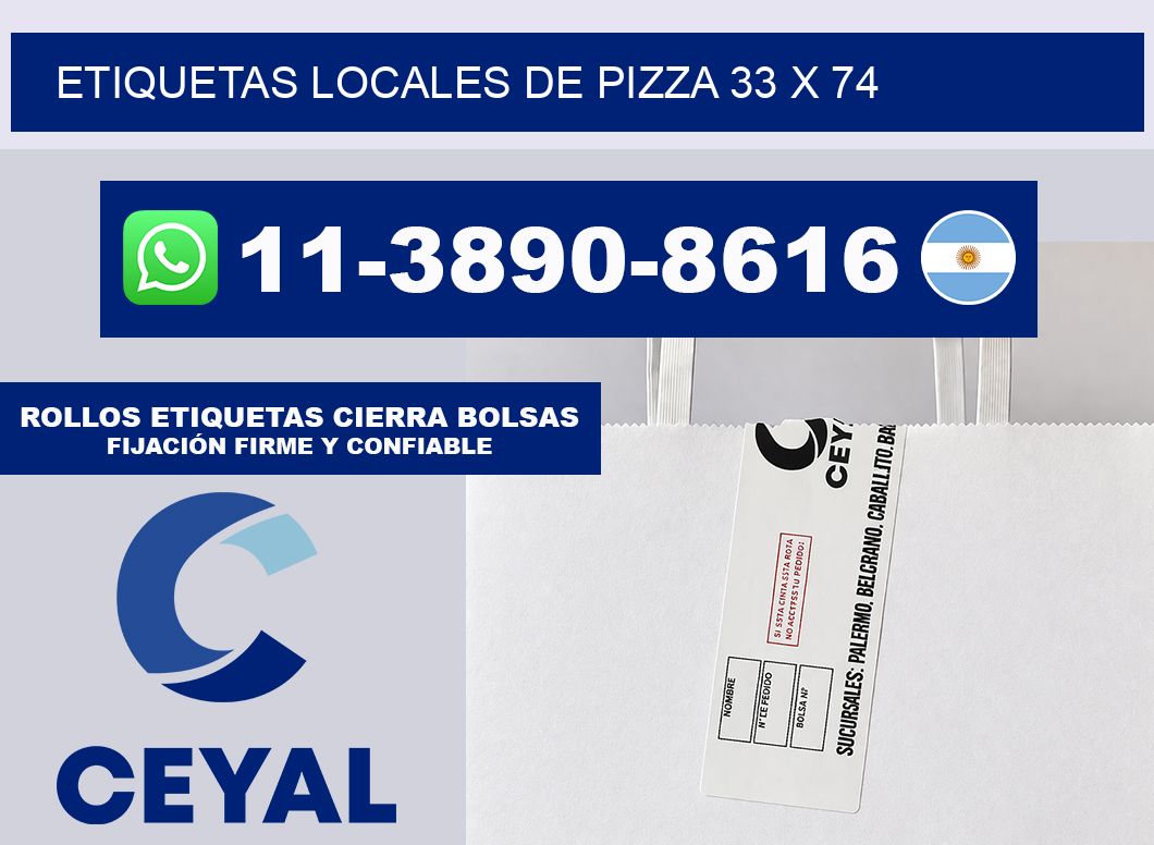 etiquetas locales de pizza 33 x 74