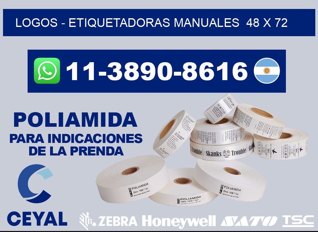 logos - Etiquetadoras Manuales  48 x 72