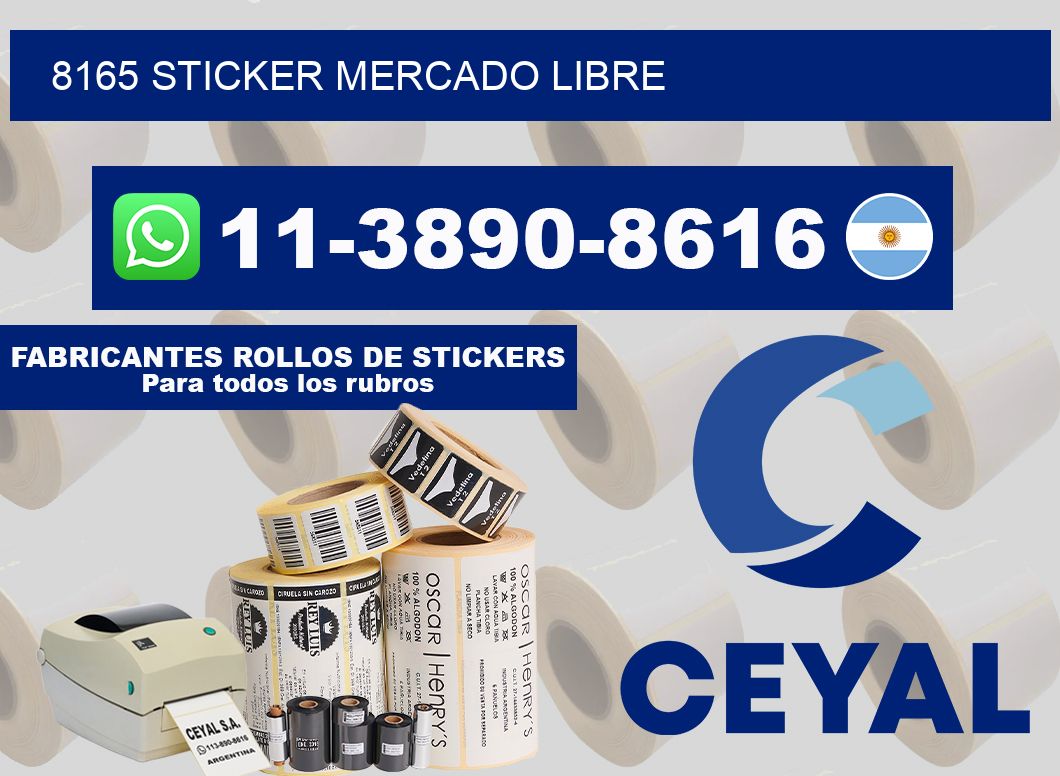 8165 sticker mercado libre