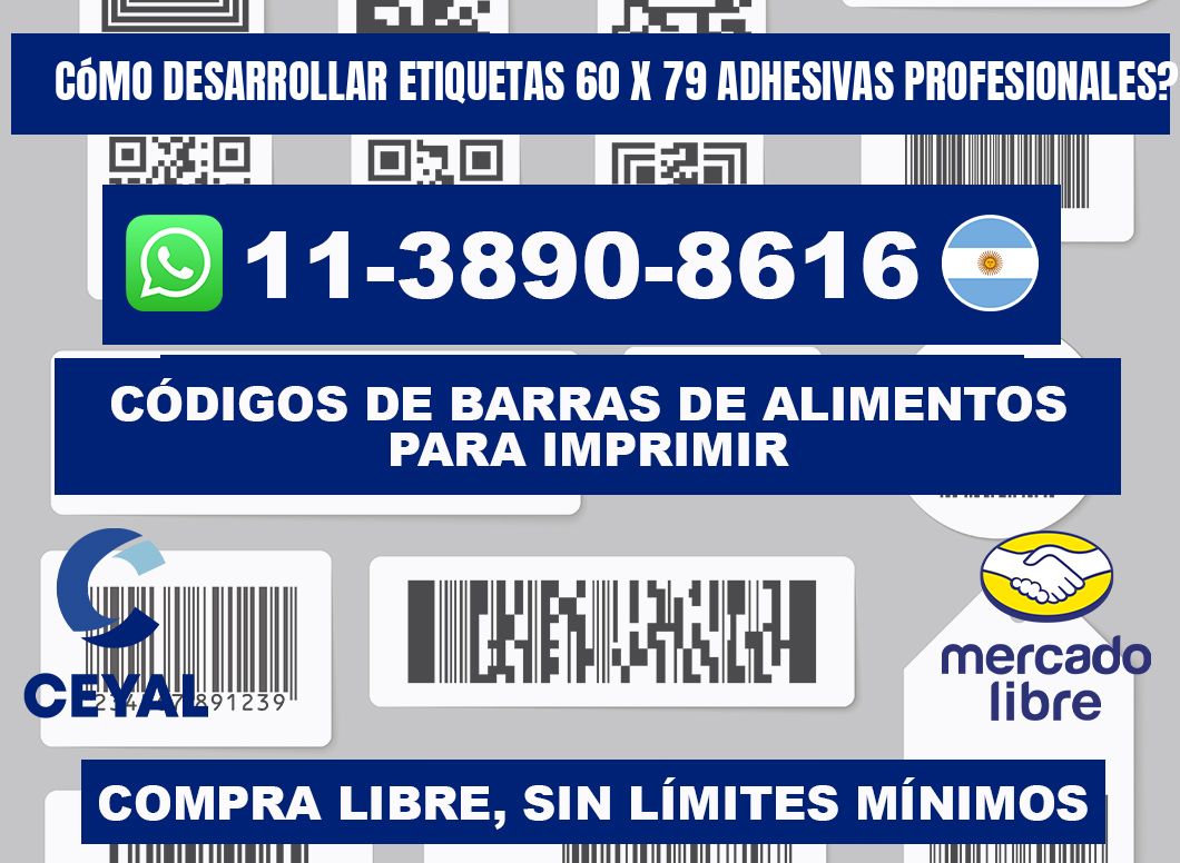 Cómo desarrollar etiquetas 60 x 79 adhesivas profesionales?
