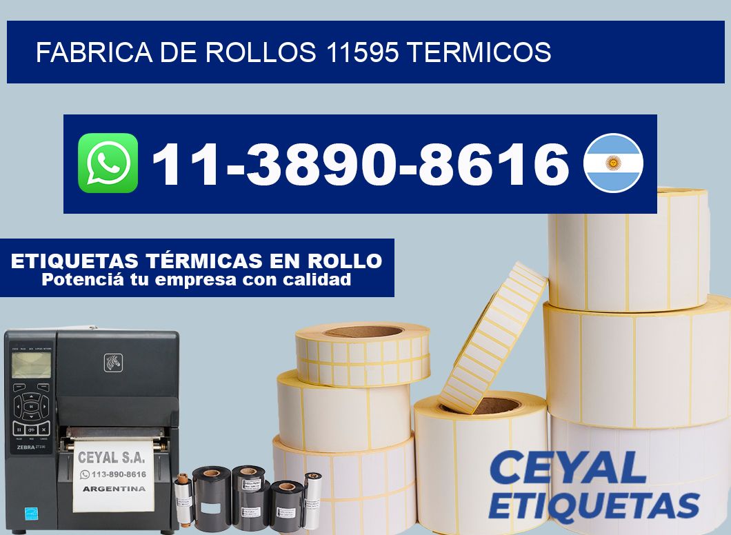 FABRICA DE ROLLOS 11595 TERMICOS