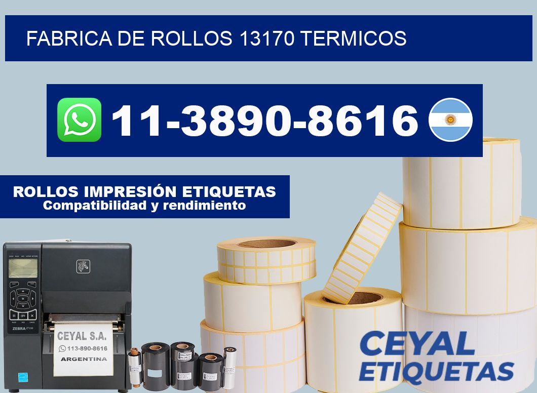 FABRICA DE ROLLOS 13170 TERMICOS