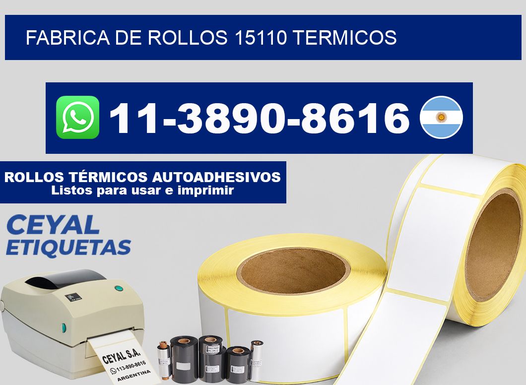 FABRICA DE ROLLOS 15110 TERMICOS