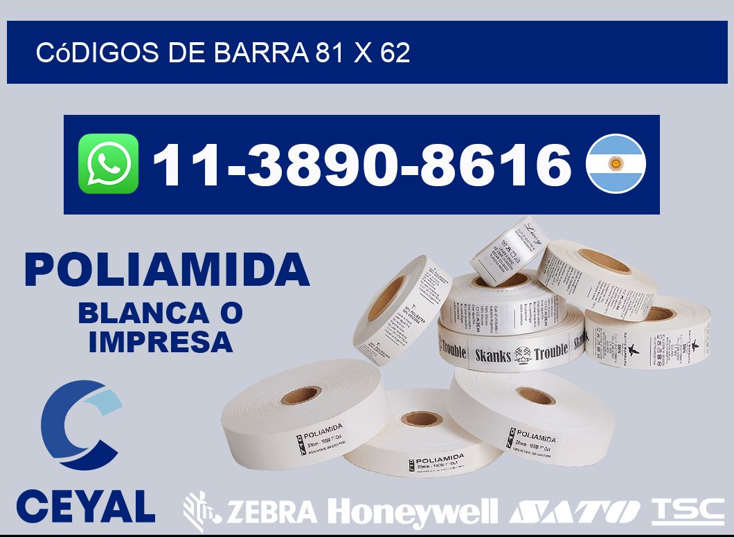 códigos de barra 81 x 62