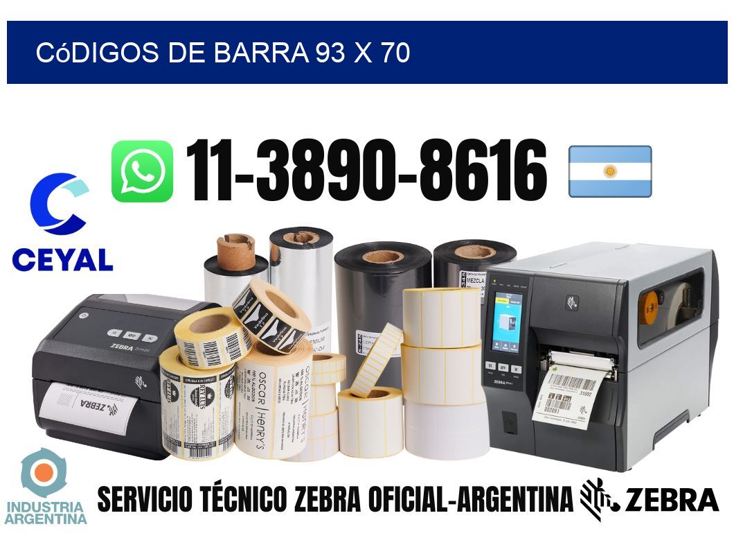 códigos de barra 93 x 70