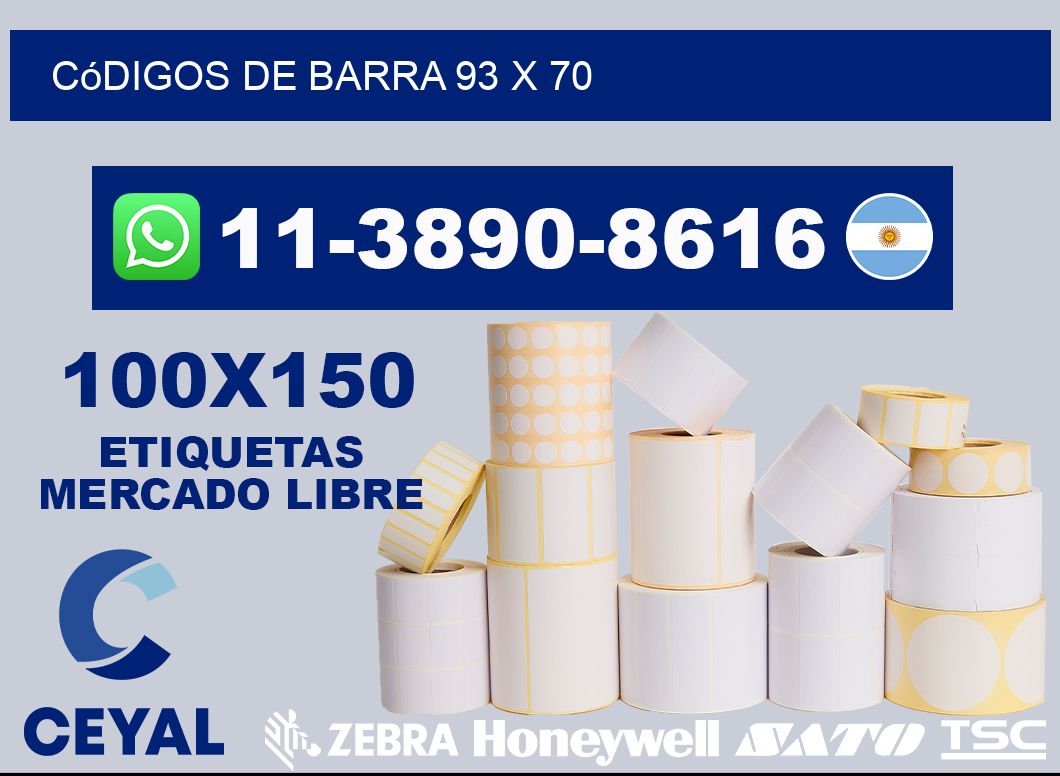 códigos de barra 93 x 70
