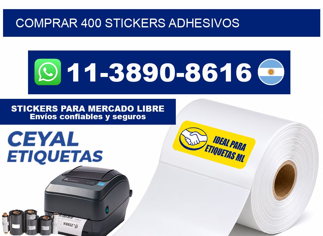 comprar 400 stickers adhesivos