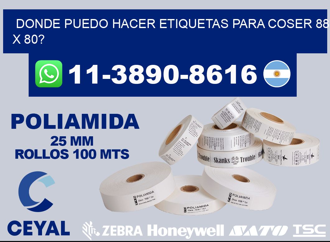 donde puedo hacer etiquetas para coser 88 x 80?