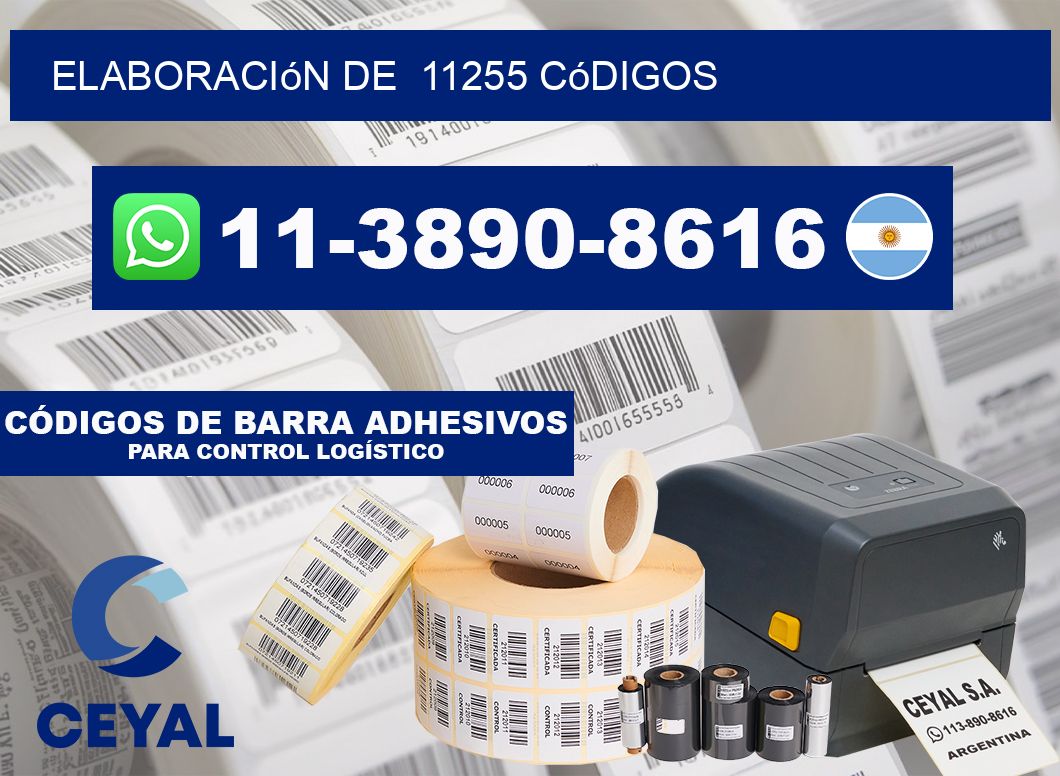 elaboración de 11255 códigos