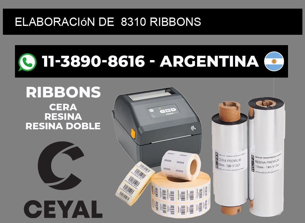 elaboración de 8310 ribbons