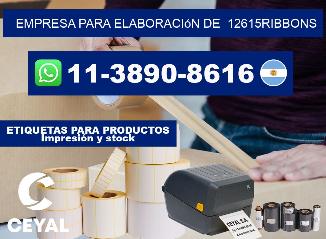 empresa para elaboración de 12615ribbons
