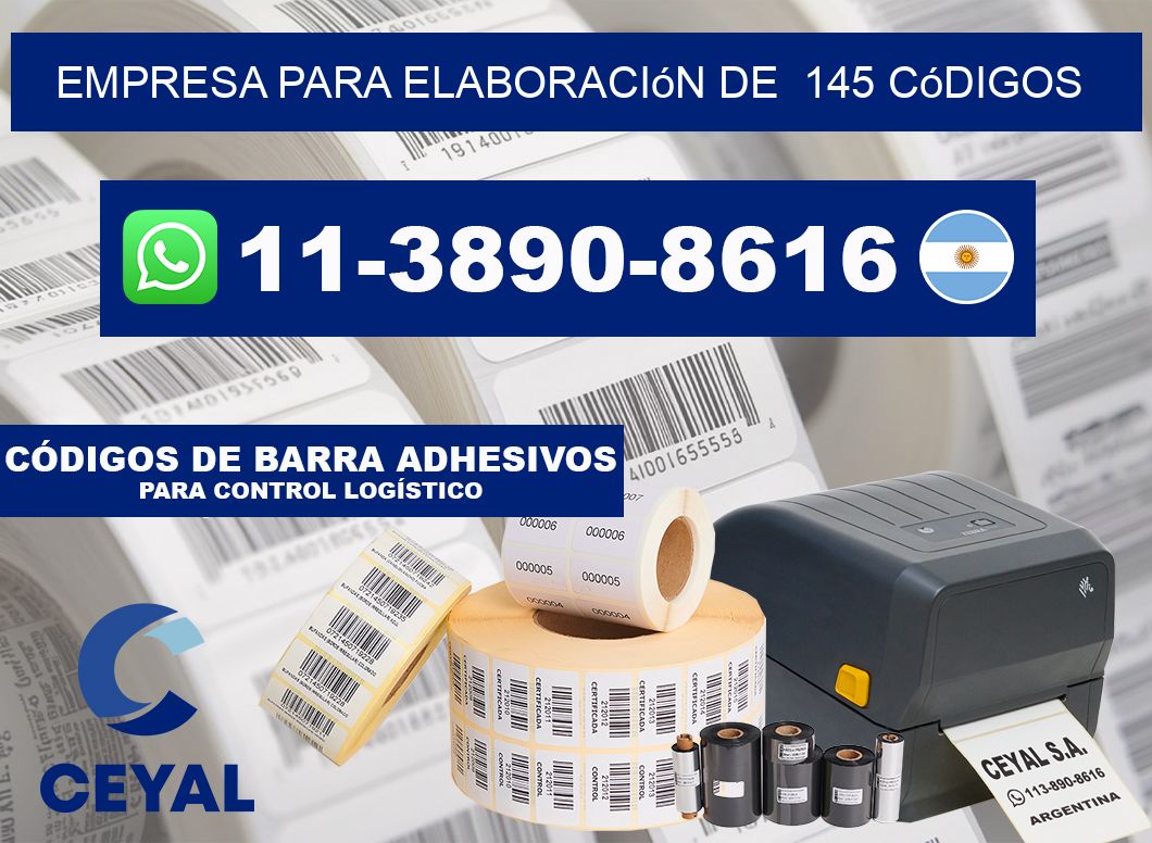 empresa para elaboración de  145 códigos