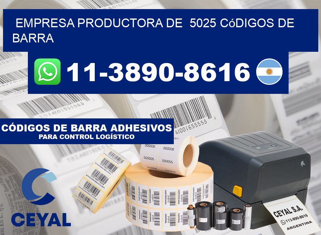empresa productora de 5025 códigos de barra