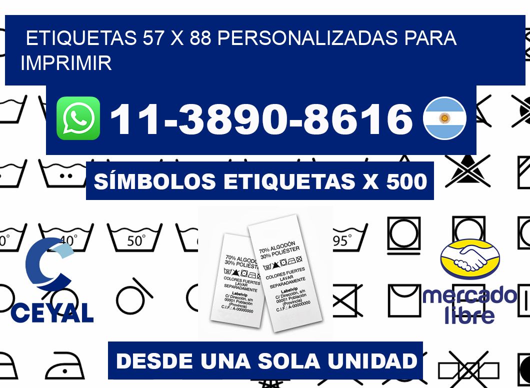 etiquetas 57 x 88 personalizadas para imprimir