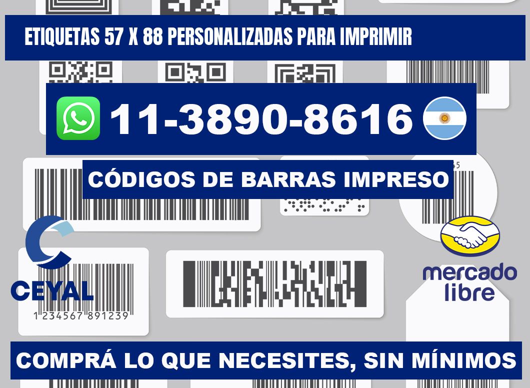 etiquetas 57 x 88 personalizadas para imprimir
