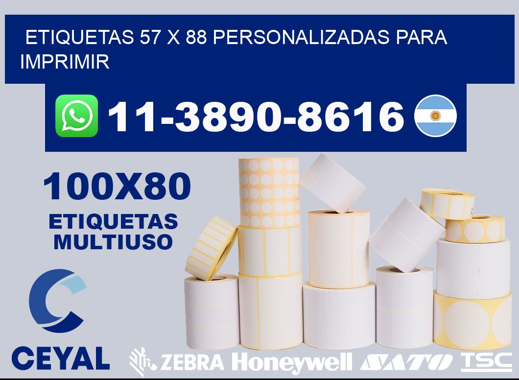 etiquetas 57 x 88 personalizadas para imprimir