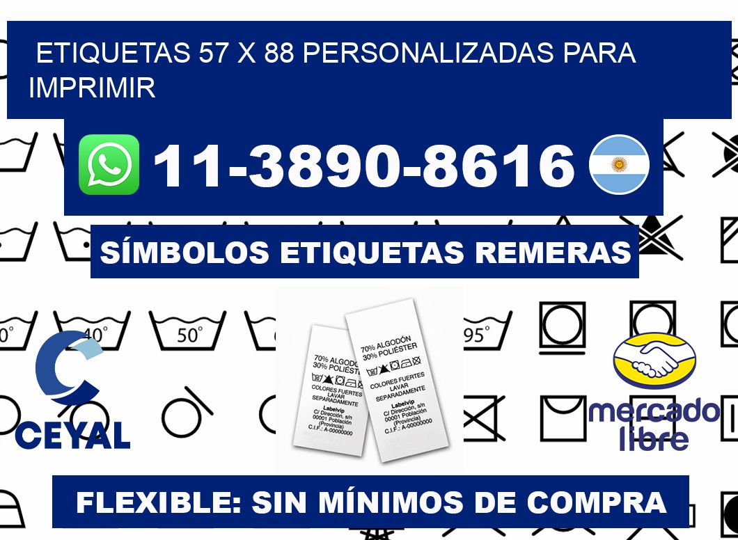 etiquetas 57 x 88 personalizadas para imprimir