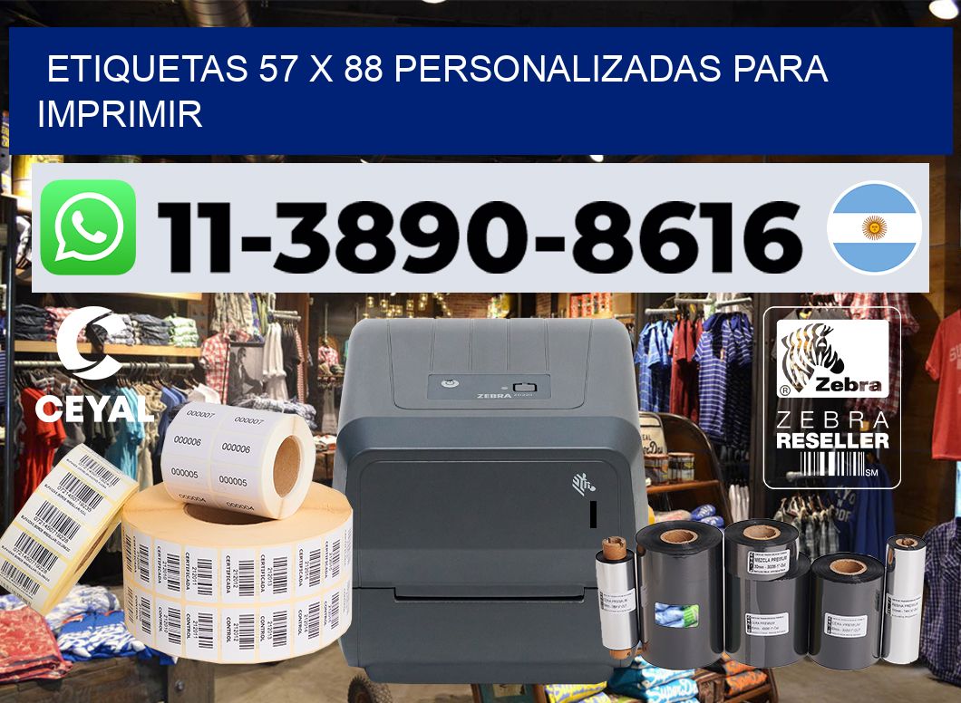 etiquetas 57 x 88 personalizadas para imprimir