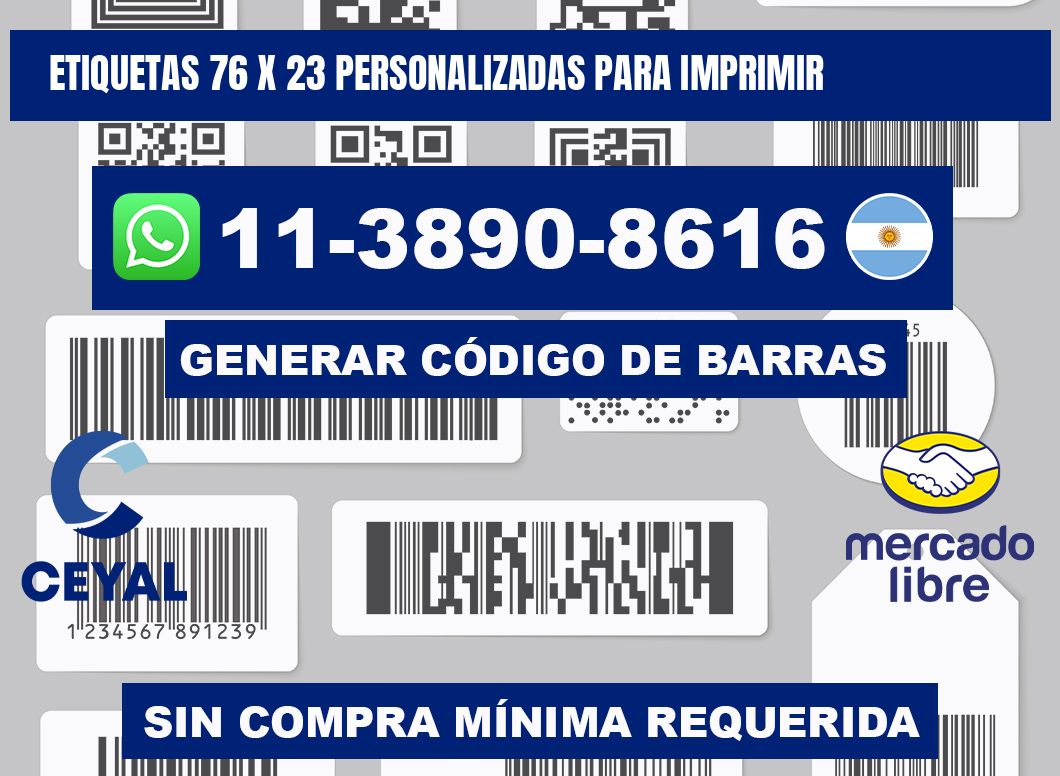 etiquetas 76 x 23 personalizadas para imprimir
