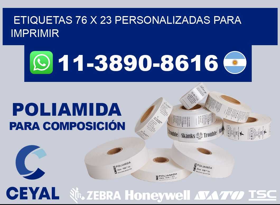 etiquetas 76 x 23 personalizadas para imprimir